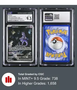 Pokemon Mewtwo Promo 052 CGC 9.5 Mint+ Pokemon Card - Image 3
