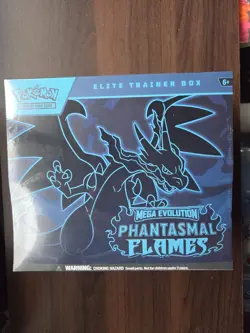 Pokemon Phantasmal Flames Elite Trainer Box Factory Sealed ETB Mega Evolution - Image 1