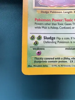 Pokemon TCG Muk Holo Rare 13/62 Fossil LP 2400 - Image 4