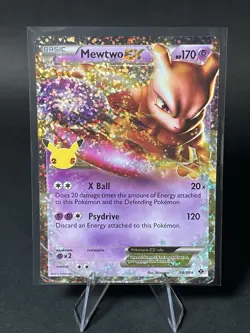 Pokemon TCG Mewtwo EX 54/99 Celebrations Classic Collection - Image 1