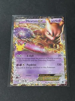 Pokemon TCG Mewtwo EX 54/99 Celebrations Classic Collection - Image 3