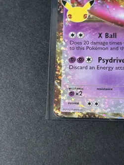 Pokemon TCG Mewtwo EX 54/99 Celebrations Classic Collection - Image 4