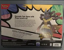 Pokemon TCG: Ascended Heroes Premium Poster Collection Mega Lucario Sealed Box - Image 5