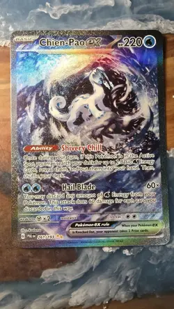Pokemon Chien-Pao ex 261/193 - Paldea Evolved - Special Illustration Rare SIR - - Image 1