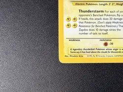 Pokemon TCG Zapdos Holo Rare Unlimited Fossil 15/62 LP- - Image 4