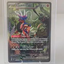 Pokemon Koraidon EX Special Illustration Rare Full Art Holo 247/198 SV01 230 HP - Image 1