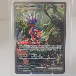 Pokemon Koraidon EX Special Illustration Rare Full Art Holo 247/198 SV01 230 HP - Image 2
