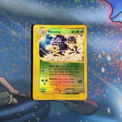 Weezing 32/165 Pokemon TCG Expedition Base Set (2002) Vintage RH - e-Reader - HP - Image 1