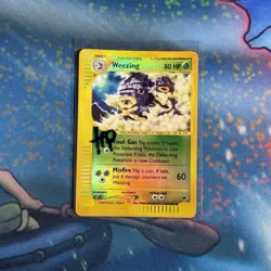 Weezing 32/165 Pokemon TCG Expedition Base Set (2002) Vintage RH - e-Reader - HP - Image 4