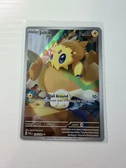 Joltik - 196/182 Pokemon SV04: Paradox Rift Holo Illustration Rare NM - Image 1