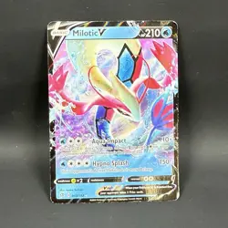 Pokemon Milotic V 043/192 MP-HP Full Art Ultra Rare Rebel Clash - Image 1