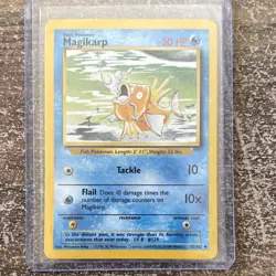 Magikarp 35/102 Base Set Pokemon TCG 30 HP Common Regular English - Image 1