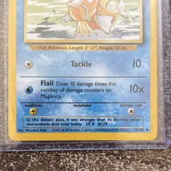 Magikarp 35/102 Base Set Pokemon TCG 30 HP Common Regular English - Image 3