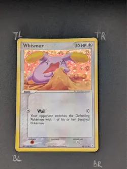 Pokemon TCG Whismur 82/101 EX Hidden Legends Reverse Holo 2004 (HP Crease) - Image 4