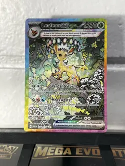 Pokemon TCG Leafeon ex 144/131 Prismatic Evolutions SIR - Image 2