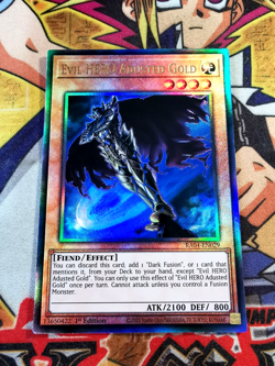 Evil HERO Adusted Gold ra04-en029 (NEW) Ultimate Rare Yu-Gi-Oh - Image 1