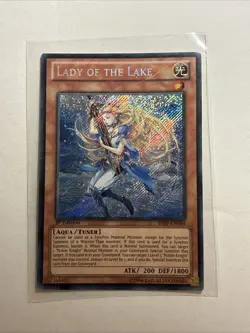 YuGiOh Lady of the Lake Secret Rare 1st Edition SHSP-EN084 - Image 1