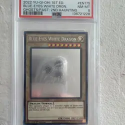2022 YU-GI-OH! GFP2-GHOST FROM THE PAST 1ST EDITION BLUE-EYES WHITE DRAGON PSA 8 - Image 1