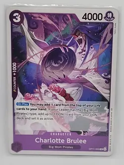 OP11-069 Charlotte Brulee (R) A Fist of Divine Speed One Piece CCG - Image 1