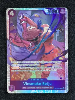 2025 One Piece VINSMOKE REIJU #OP12-063 Legacy of the Master Super Rare - Image 1