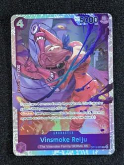 2025 One Piece VINSMOKE REIJU #OP12-063 Legacy of the Master Super Rare B - Image 1