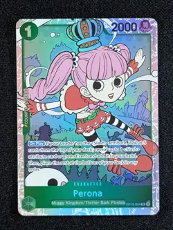 2025 One Piece PERONA #OP12-034 Legacy of the Master Super Rare ENG - Image 1
