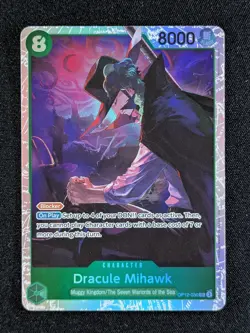 2025 One Piece DRACULE MIHAWK #OP12-030 Legacy of the Master Super Rare ENG - Image 1