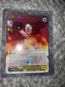 Aang: Master of All Elements WX04-002 RR Avatar the Last Airbender Weiss Schwarz - Image 1