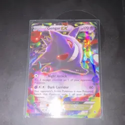 Pokemon Gengar EX 34/119 XY Phantom Forces Ultra Rare Holo 170 HP Card - Image 1
