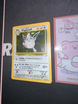 Pokemon Card Wigglytuff 19/130 Base Set 2 Holo 308🔥PSA Grade🔥💎NM ++💎 - Image 4