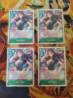 4x Nico Robin P-111 Heroines Edition Promo One Piece Card English Near Mint! - Image 1