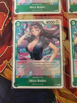4x Nico Robin P-111 Heroines Edition Promo One Piece Card English Near Mint! - Image 2