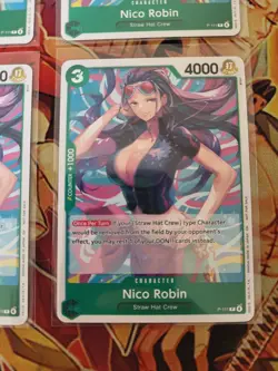 4x Nico Robin P-111 Heroines Edition Promo One Piece Card English Near Mint! - Image 3