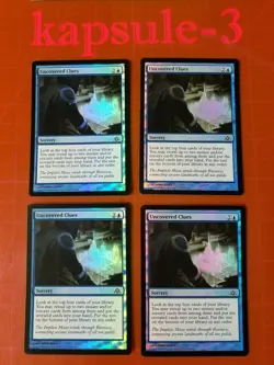4x Uncovered Clues | FOIL | Dragon's Maze | MTG Magic Cards - Image 1