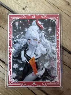 One Piece CCG Goddess Yamato Metal Card - Winning Ticket Black White And Red /58 - Image 1