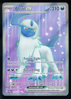 Absol ex 214/197 Obsidian Flames Scarlet & Violet Full Art Pokemon Card A1 - Image 1