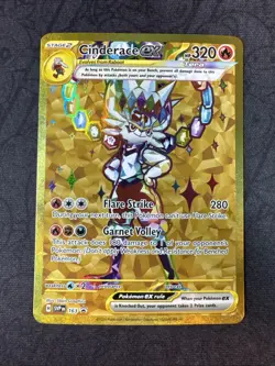 Cinderace ex 163 Sv: Scarlet & Violet Black Star Promo Cards Holo Pokemon - Image 1