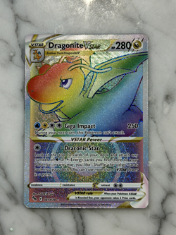 Dragonite VSTAR - 081/078 - Pokemon Go Sword & Shield Secret Rare Card - Image 1