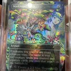 MTG English Maskwood Nexus (Double Rainbow Foil) Foil Secret Lair Mint CGC 9 - Image 4