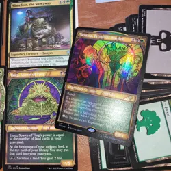 MTG Commander Magic Deck 100 Cards - GREEN and BLACK's TREEFOLK TRIBAL Fun Gus:) - Image 1