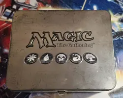 MTG Deckmasters Garfield vs Finkel Metal Storage Tin Only (w/ Plastic Insert) - Image 2