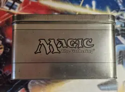 MTG Deckmasters Garfield vs Finkel Metal Storage Tin Only (w/ Plastic Insert) - Image 4