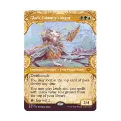 WotC Bloomburrow Glarb, Calamity's Augur (Showcase) (MR) (Foil) NM - Image 1