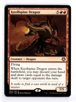 Knollspine Dragon 82 Magic Game Night: Free-For-All R MTG LP - Image 1