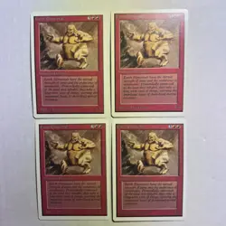 MTG Unlimited Playset of Earth Elemental M/NM 1993 - Image 1