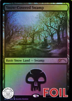 Snow-Covered Swamp - Foil - Secret Lair Eldraine Wonderland - 3 NM - Image 1