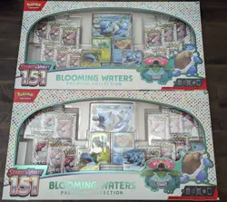 2x Pokemon TCG Scarlet & Violet - 151 Blooming Waters Premium Collection ✅SEALED - Image 1