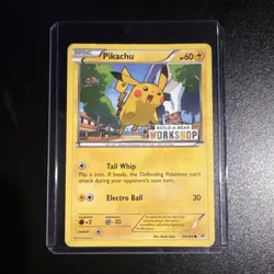 Pokemon Pikachu Build-A-Bear Workshop Promo Card 2016 20/108 - Image 1