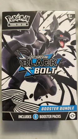 Pokemon TCG Scarlet & Violet Black Bolt Booster Bundle Box Zekrom English 2025 - Image 1