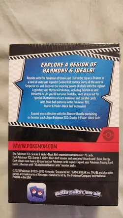 Pokemon TCG Scarlet & Violet Black Bolt Booster Bundle Box Zekrom English 2025 - Image 3